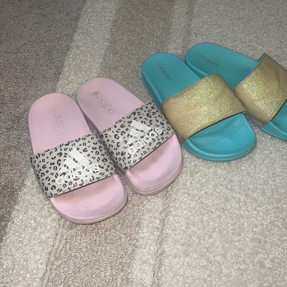 Adidas and old navy slide sandals - Picture 1 of 3